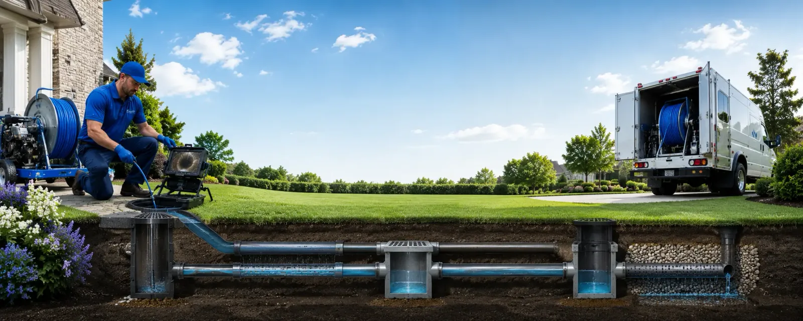 Outdoor drain cleaning information for Correctionville, IA